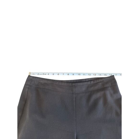 Talbots Pants Navy Classic Side Zip Office Work Straight Leg Trousers Size 8 - Picture 9 of 12